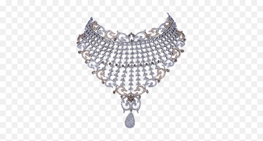 Batukbhai Son Jewellers - Heavy Diamond Necklace Png,Diamond Necklace Png