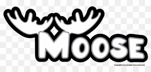 Download Free Moose Clipart Png Freepngclipart - Word With Antlers