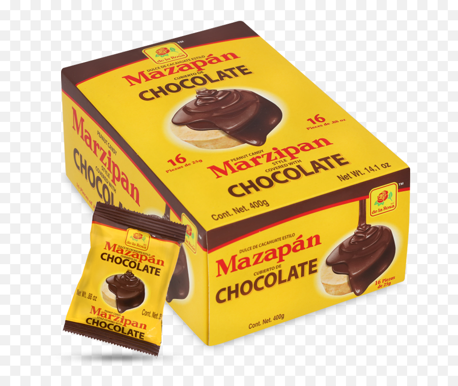 Mazapan Cubierto De Chocolate 16pc - Mazapan Chocolate Png,Chocolate Png