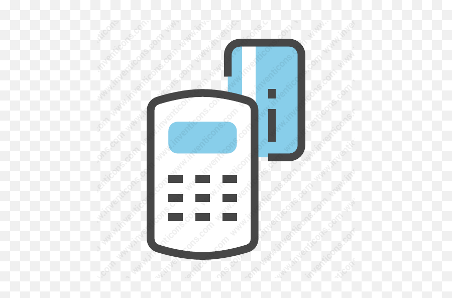Credit Card Machine Vector Icon - Png Icon Card Machine,Credit Card Icons Png