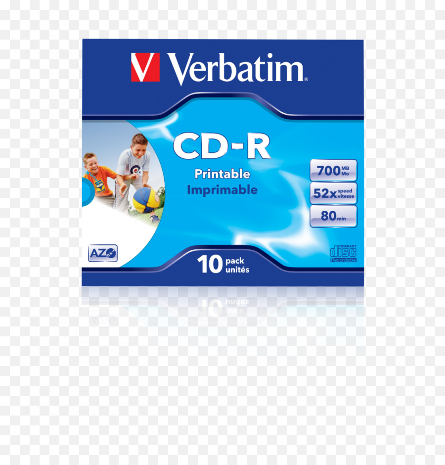 Buy Cd - R Azo Wide Inkjet Printable Cd Recordable Verbatim Dvd R Png,Compact Disc Logo