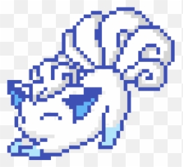 Pixilart - Alolan Vulpix By Fluffybunbuntwo Pixel Pokemon Perler Bead Png,Vulpix Transparent
