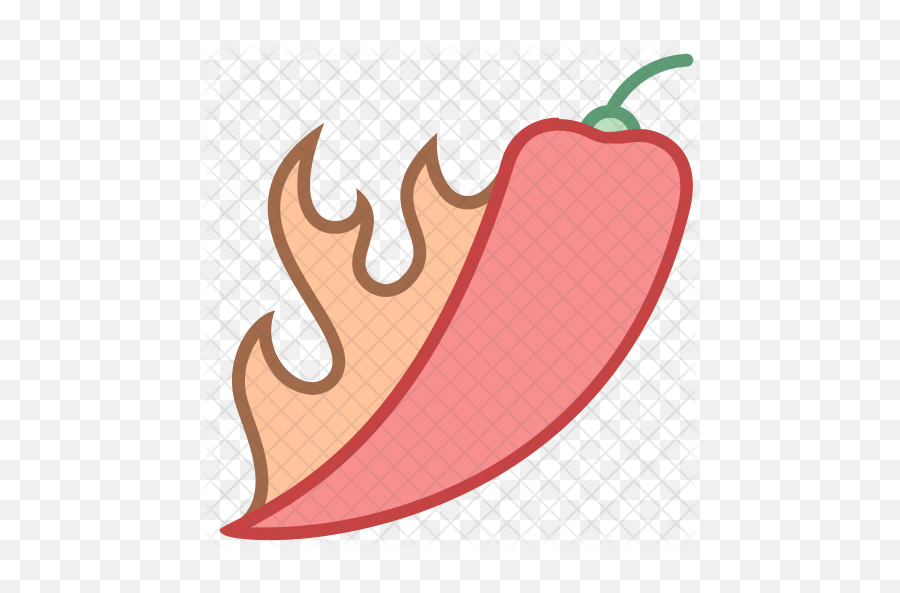 Chili Pepper Icon Of Colored Outline - Ecas Estacion De Cria De Animales Silvestres Png,Chili Pepper Logo