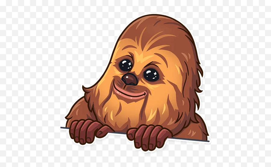 Chewbacca - Telegram Sticker Stickers Chewbacca Png,Chewbacca Transparent