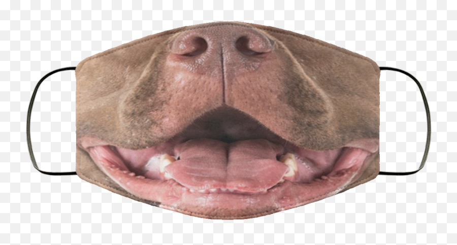 Pitbull Mouth Face Mask - Bucktee Pitbull Face Mask Png,Pit Bull Png