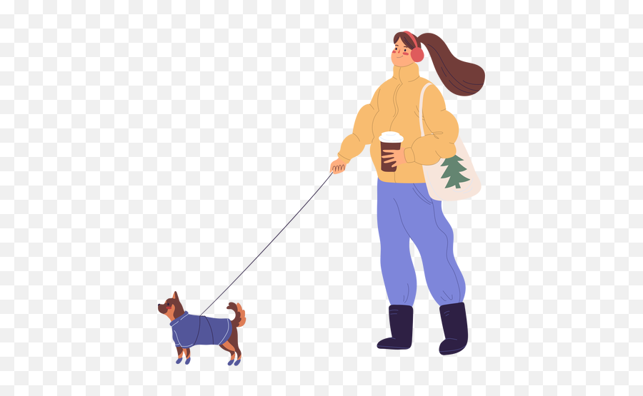 Transparent Png Svg Vector File - Walking Dog Vector Png Transparent,Dog Walking Png