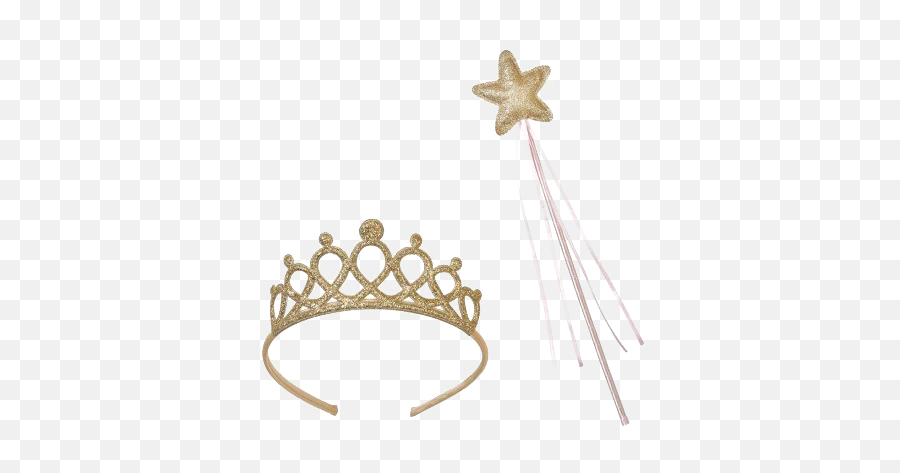 Princess Wand Png Transparent Images All - Fairy Crown And Wand,Gold Crown Transparent Background
