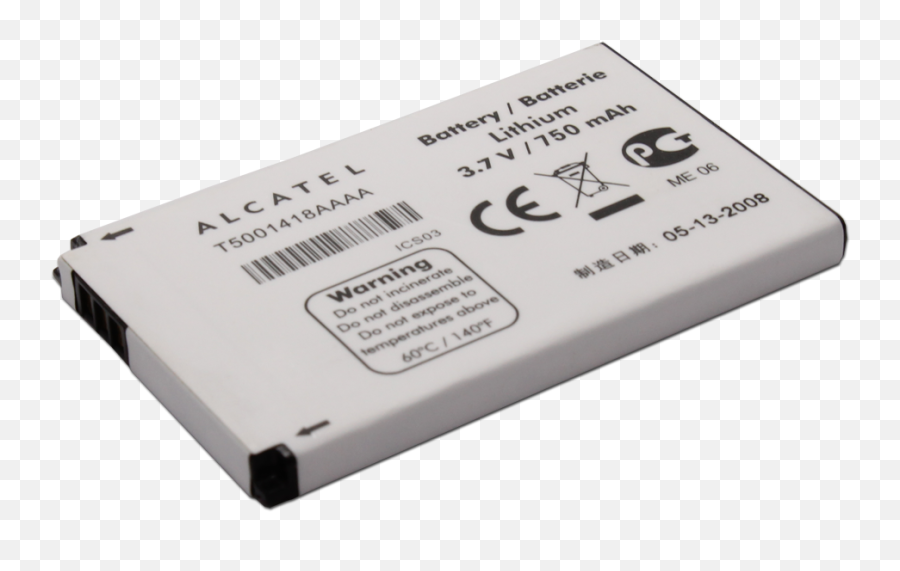 Original Alcatel Battery T5001418aaaa - Portable Png,Alcatel Onetouch Pop Icon 5