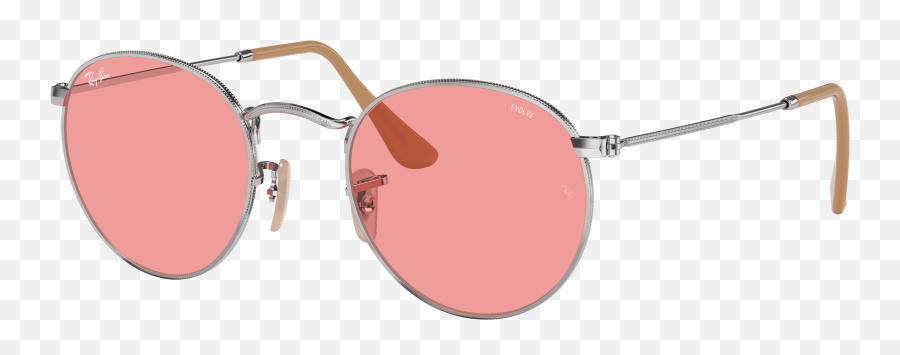 Check Out The Round Washed Evolve - Bancom Pink Rb3447 Png,Ray Ban Round Icon