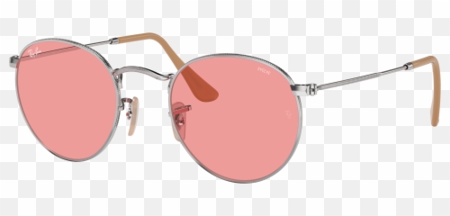Check Out The Round Washed Evolve - Bancom Pink Rb3447 Png,Ray Ban Round Icon