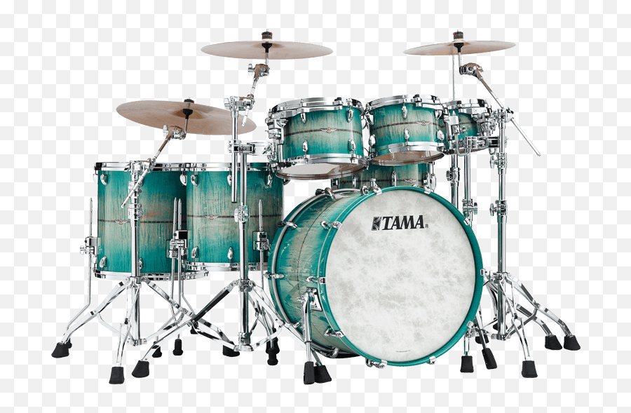 Star Maple Drum Kits Products Tama Drums - Tama Star Maple Emerald Sea Curly Maple Burst Png,Percussion Icon
