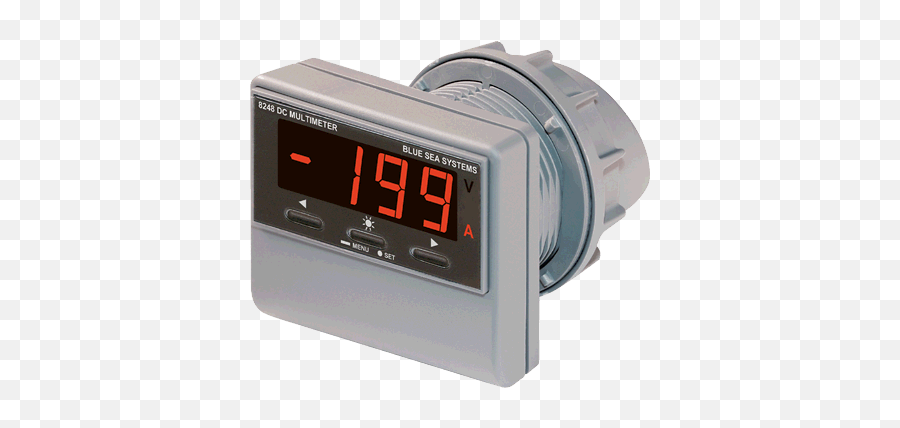 Blue Sea Systems 8248 Digital Dc Multimeter W Alarm U0026 Mount - Blue Sea Amperemeter Png,Multimeter Icon