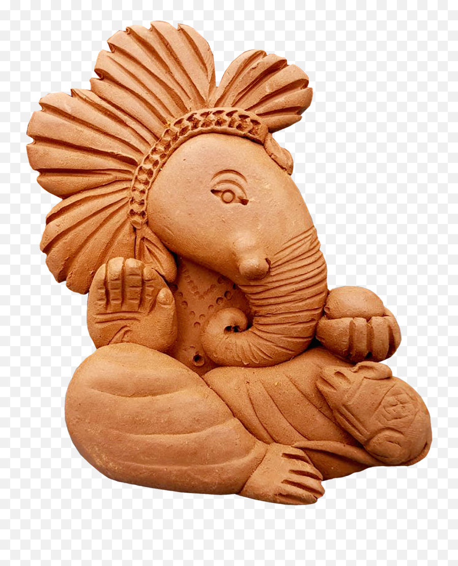 Lord Ganesh Clay Idols In Png Free - Ganesh Idol With Clay,Ganesh Png