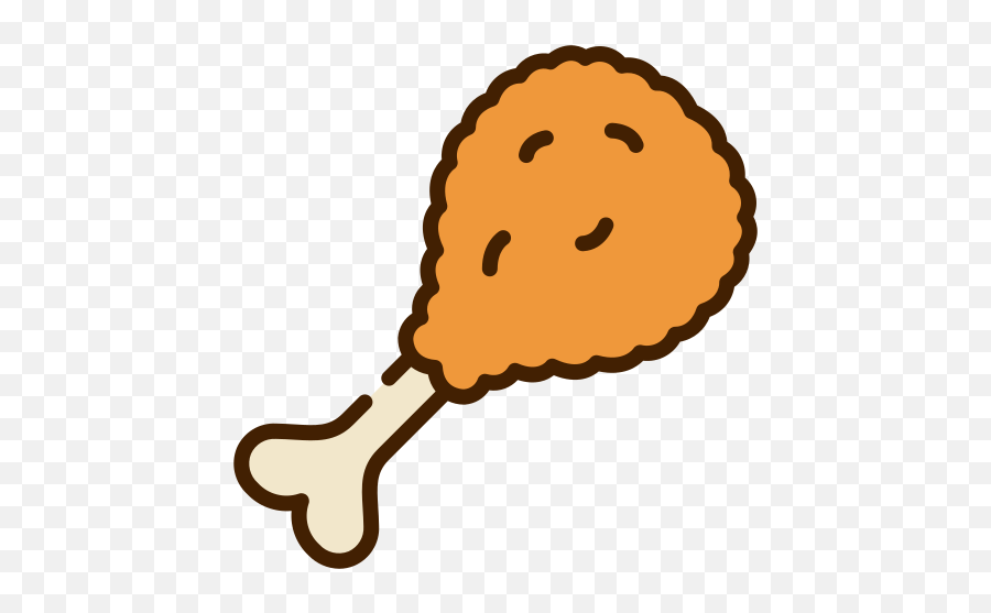 Fried Chicken - Free Food Icons Flaticon Fried Chicken Icon Png,Chicken Icon
