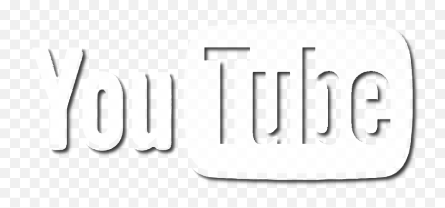 White Youtube Logo - Youtube Logo Black Background Png,Black Youtube Logo Png