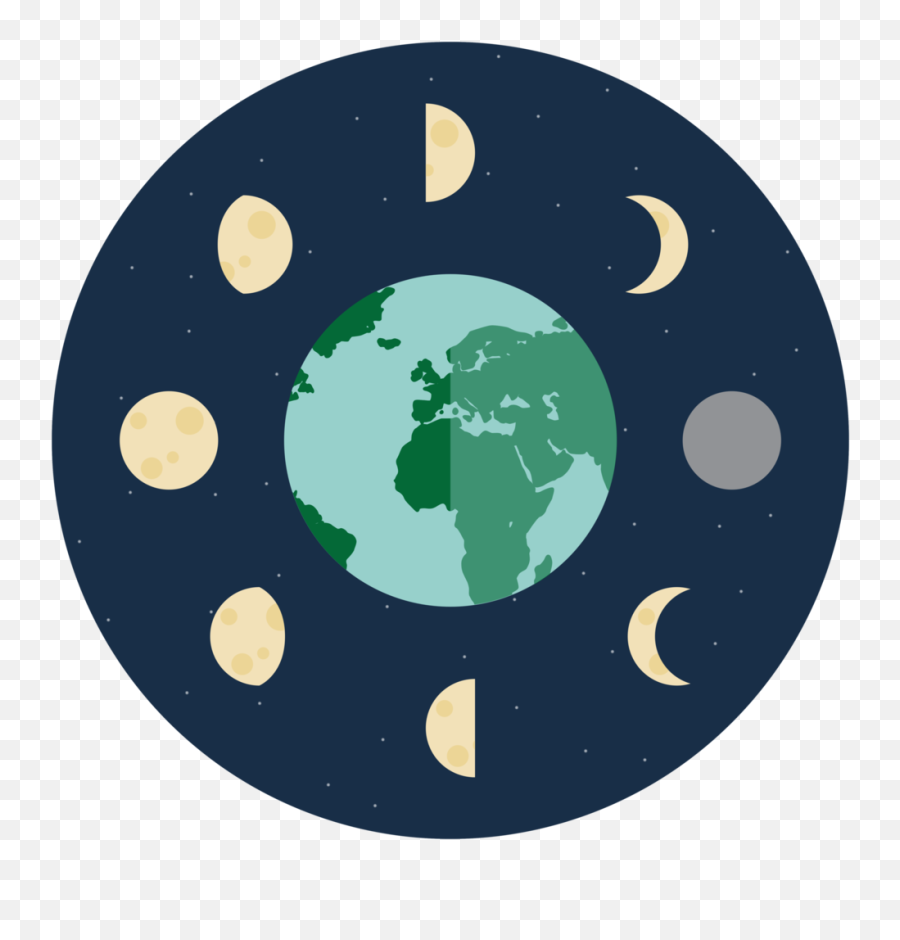 Free Moon Phase Icon 1193165 Png With Transparent Background - Mano,Moon Vector Icon