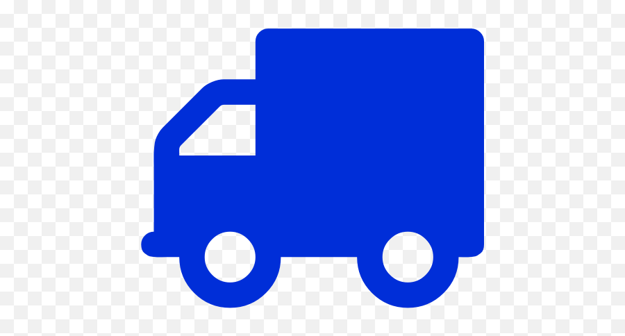 Blue Truck And Delivery Icon Png Symbol - Truck Icon,Carry Out Icon