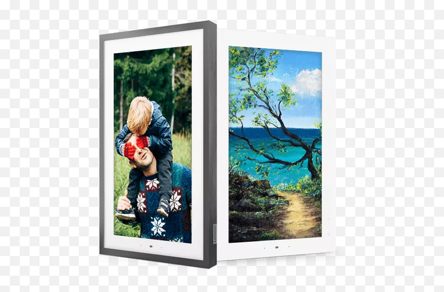 Lenovo Smart Frame Digital Canvas For Photos Us - Lenovo Smart Frame Png,Dc Icon First Issue Shes Got Your Hero Right Here