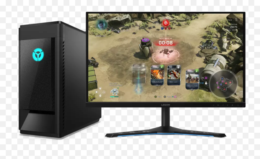 Legion Tower 5i Gaming Desktop Pc Lenovo Us - Halo Wars 2 All Blitz Units Png,Fortnite Icon On Desktop
