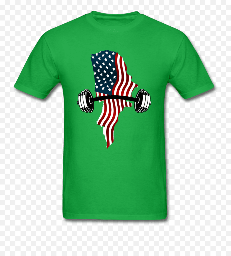 Spod - American Flag Dumbbells Unisex Classic Tshirt Walmartcom Png,Icon Health Dumbbells