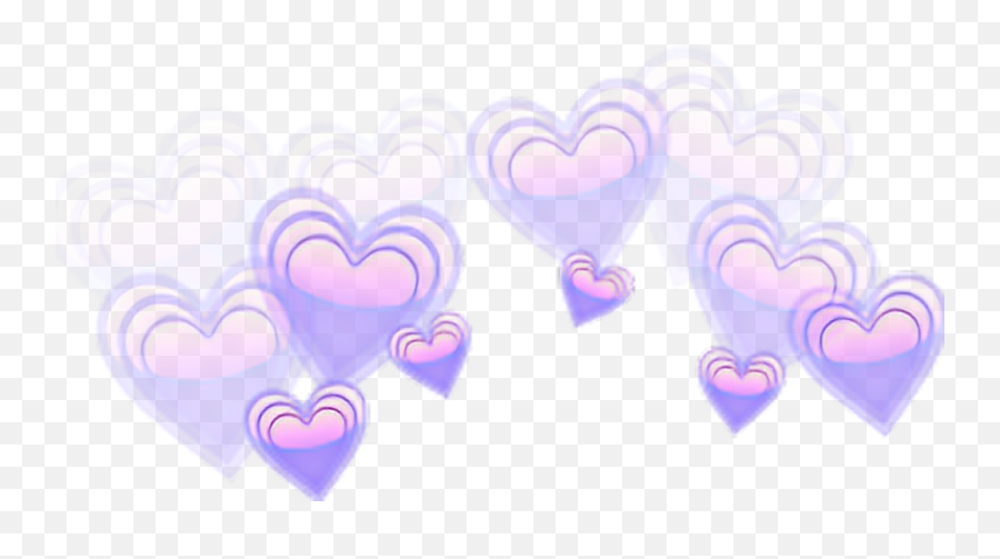 Download Corona De Corazones Png - Galaxy Love Heart Emoji Corona De Corazones Tumblr Png,Coronas Png