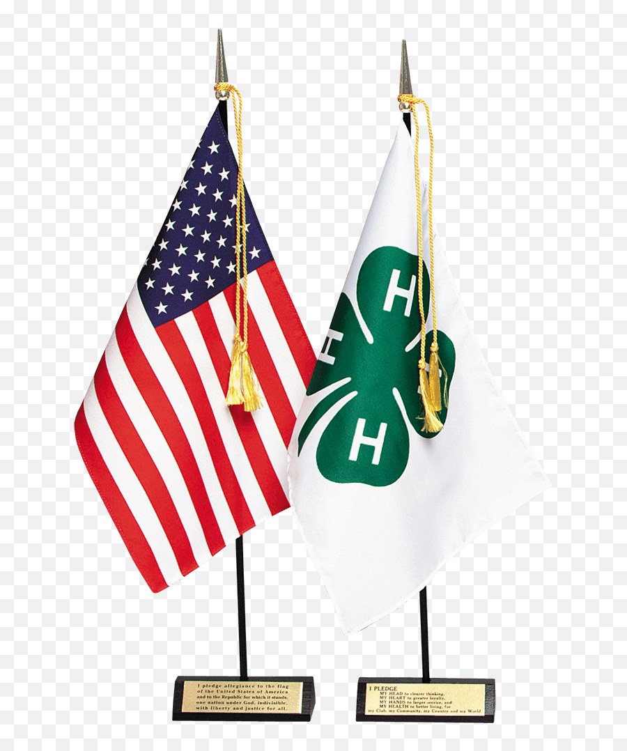 American Flag Pole Png - 4 H And American Flag,Flag Pole Png