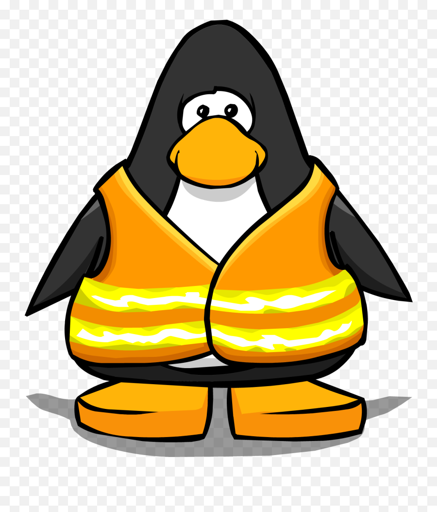 Mining Clipart Animated - Club Penguin Safety Vest Png Black Belt Club Penguin,Vest Png