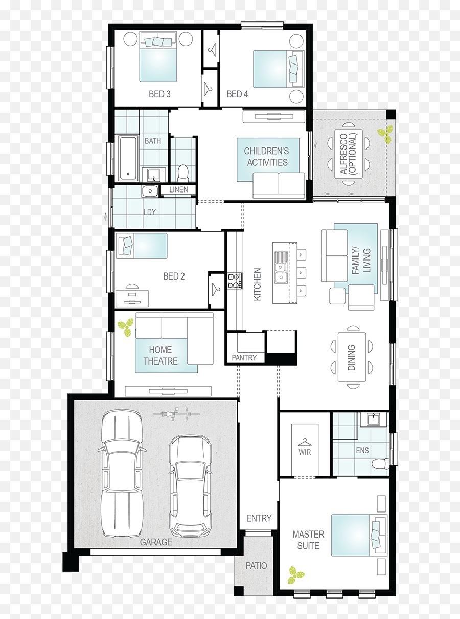Delorean Mcdonald Jones Homes - Floor Plan Png,Delorean Png