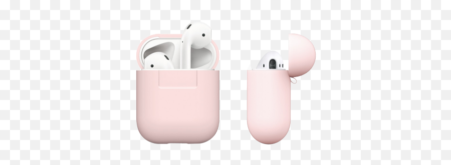 Elago Airpods Silicone Case Pink - Pink Airpods Transparent Png,Airpods Transparent Png