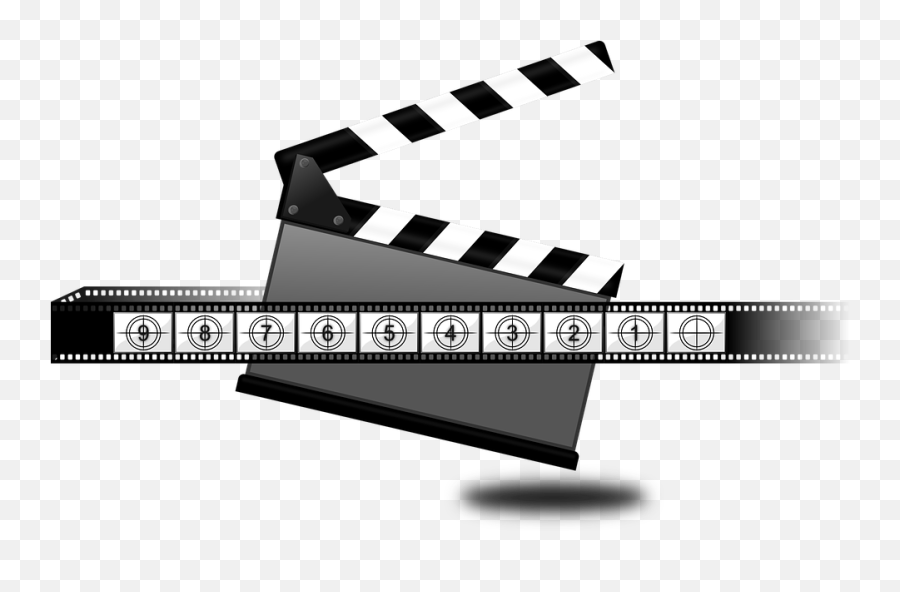 Clapperboard Clap Board - Free Vector Graphic On Pixabay Stop Motion Clipart Png,Clapboard Png