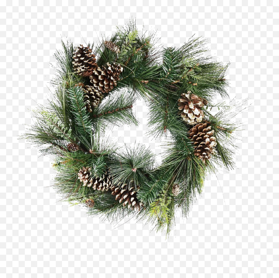 Gold Christmas Wreath Png Transparent Image Mart - Brown Green And White Christmas Decorations,Gold Wreath Png