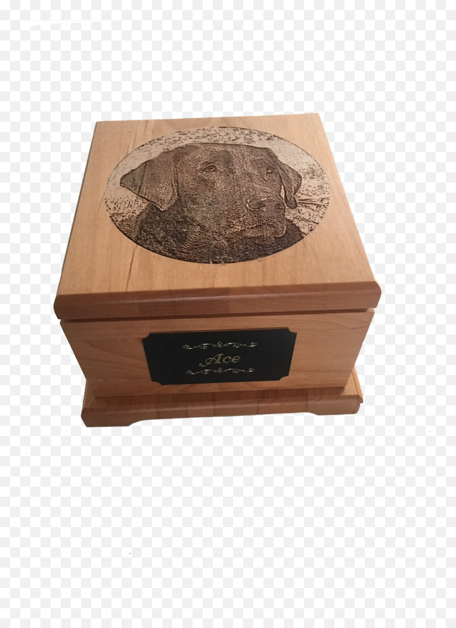 Laser Engraved Red Alder Urn U2014 Eternal Paws - Quality Pet Plywood Png,Red Laser Png