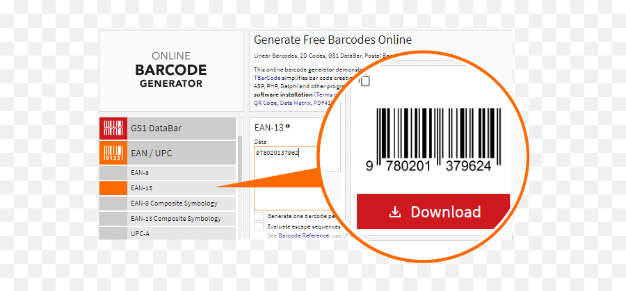 Online Barcode Generator - Screenshot Png,Upc Code Png