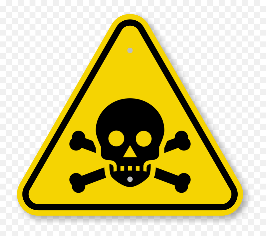 Png Transparent Toxic Sign - Poison Sign Clip Art,Warning Sign Png