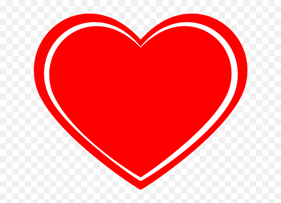 Coração Png 3 Image - Coração Vermelho Com Branco Png,Coração Png