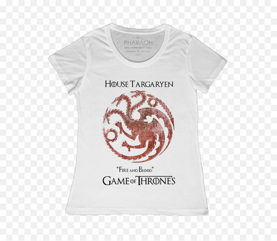 Ladies Game Of Thrones House Targaryen T Shirt 0 Digital - Targaryen Logo Png,Targaryen Logo