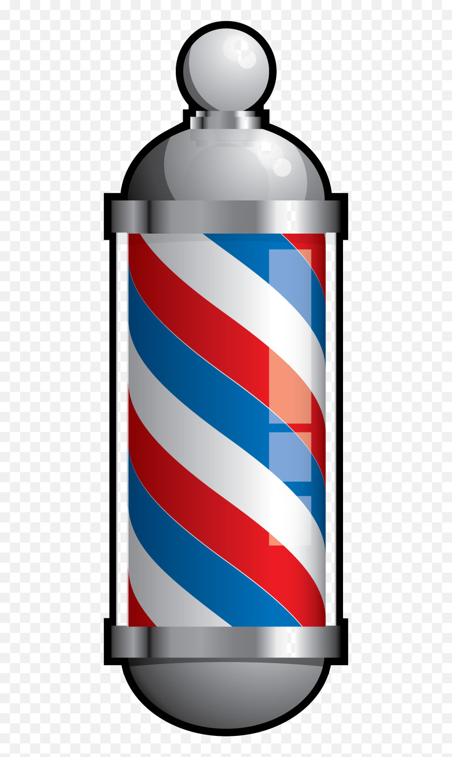 Barber Shop Pole Png - Logo Barber Pole Png,Barber Pole Png