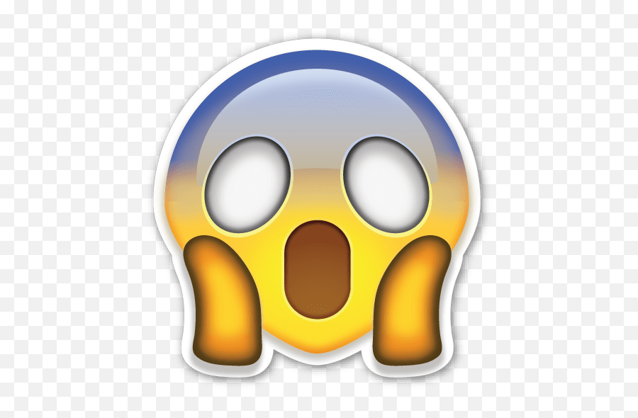 Emoji Icon - Transparent Background Surprised Emoji Png,Shocked Emoji Transparent