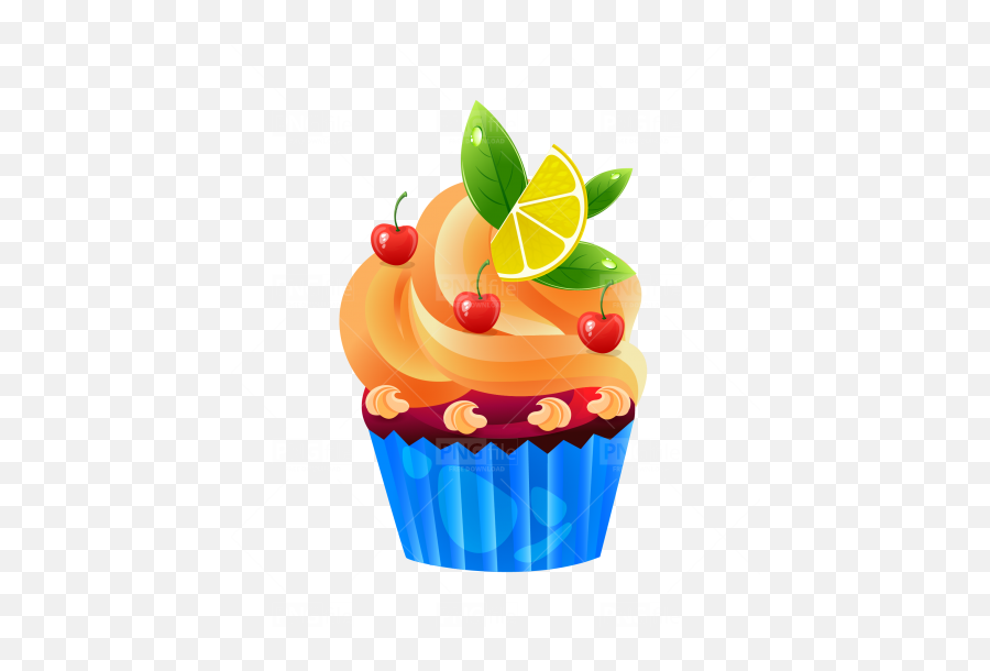 Vector Cupcake Png Free Download - Colorful Cup Cake Clipart,Cupcake Png