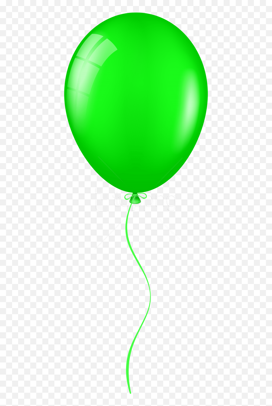 Blue Single Balloon Clipart - Green Balloon Clipart Png,Balloons Clipart Png