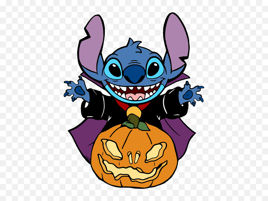 Disney Halloween Clip Art 5 Galore - Stitch Disney Halloween Clipart Png,Cartoon Pumpkin Png