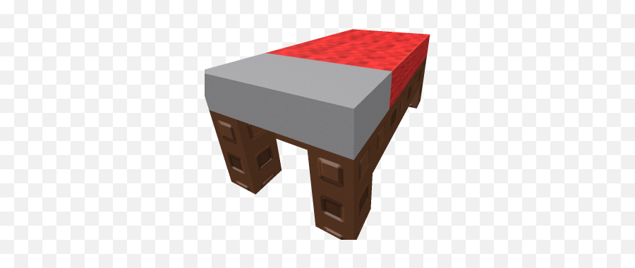 Minecraft Bed - Roblox Coffee Table Png,Minecraft Bed Png