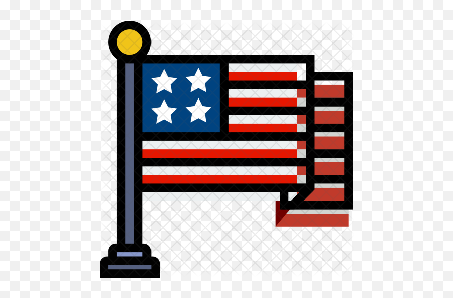 American Flag Icon Png 116699 - Free Icons Library Clip Art,American Flag Png Free