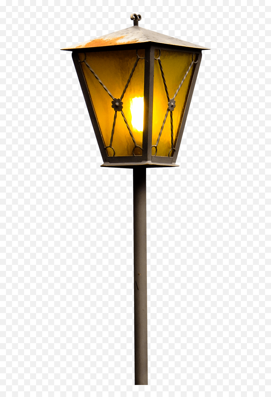 Burning Street Lantern Transparent Png - Night Lamp Post Png,Lantern Transparent