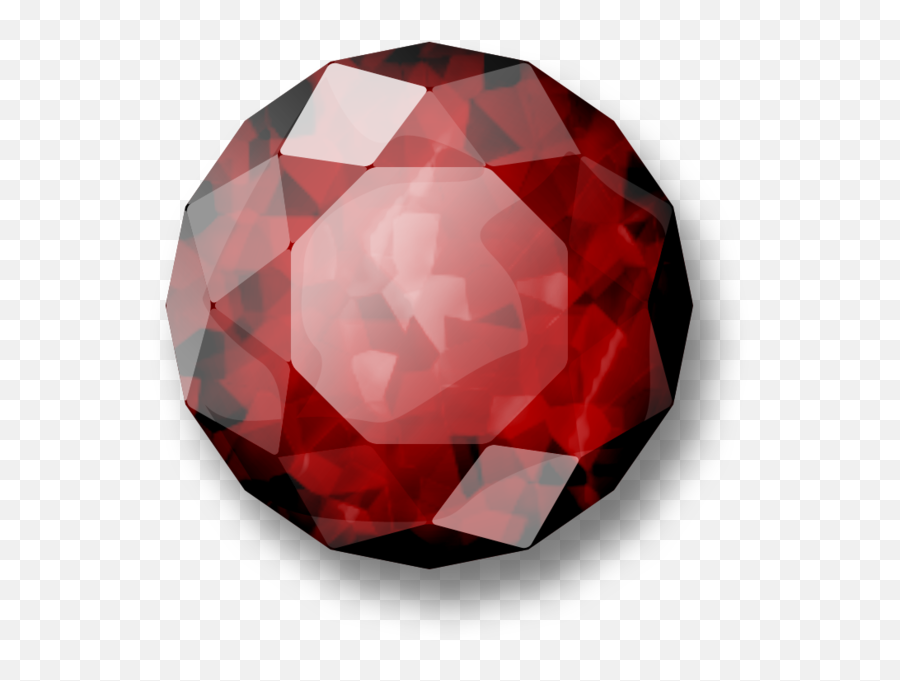 Download Red Diamond Png - Round Red Diamond Png,Red Diamond Png