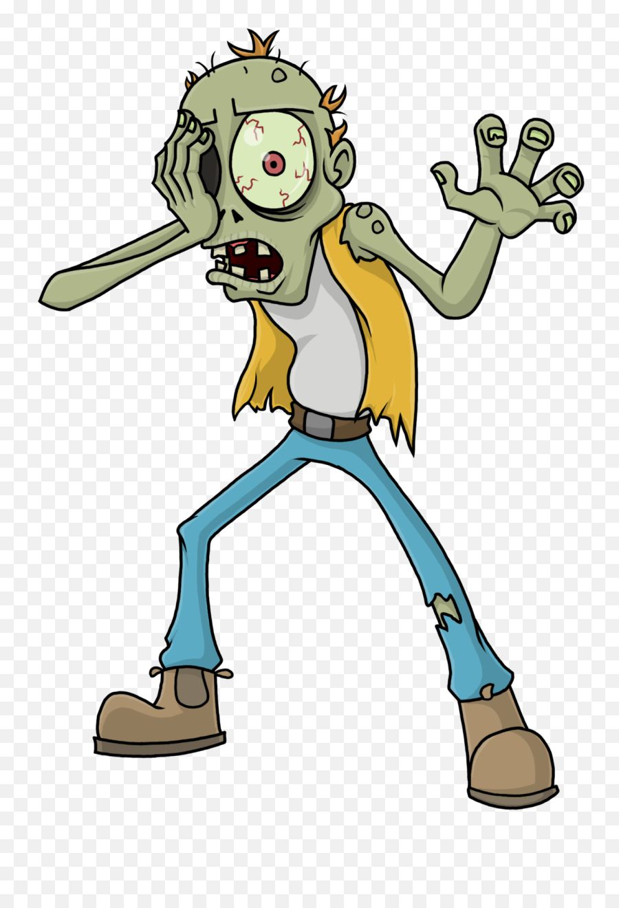 Animated Zombies Transparent Background - Transparent Background Zombie Clipart Png,Zombie Transparent Background