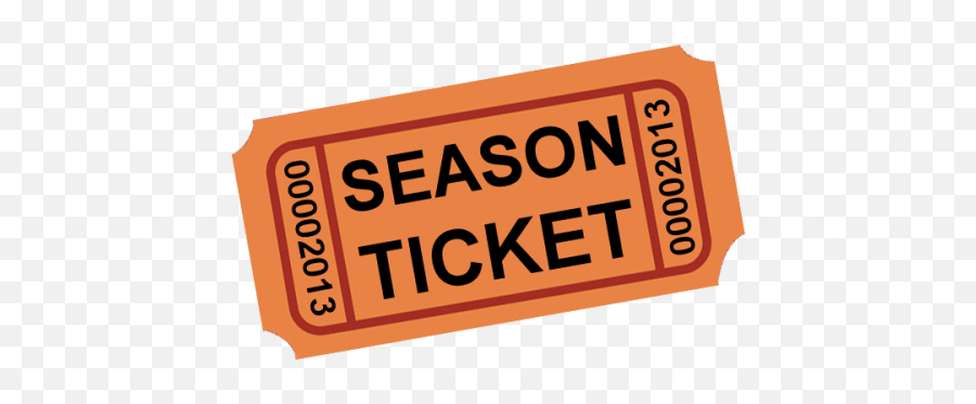 Season Ticket Png Free - Season Tickets,Ticket Png