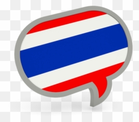 Speech Bubble Icon Illustration Of Flag Thailand - Thailand Flag Speech Bubble Png,Speech Buble Png