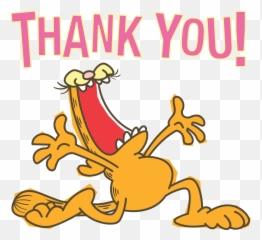 Garfield Line Stickers Boston Creative Studio - Thank You Food Png,Garfield Png