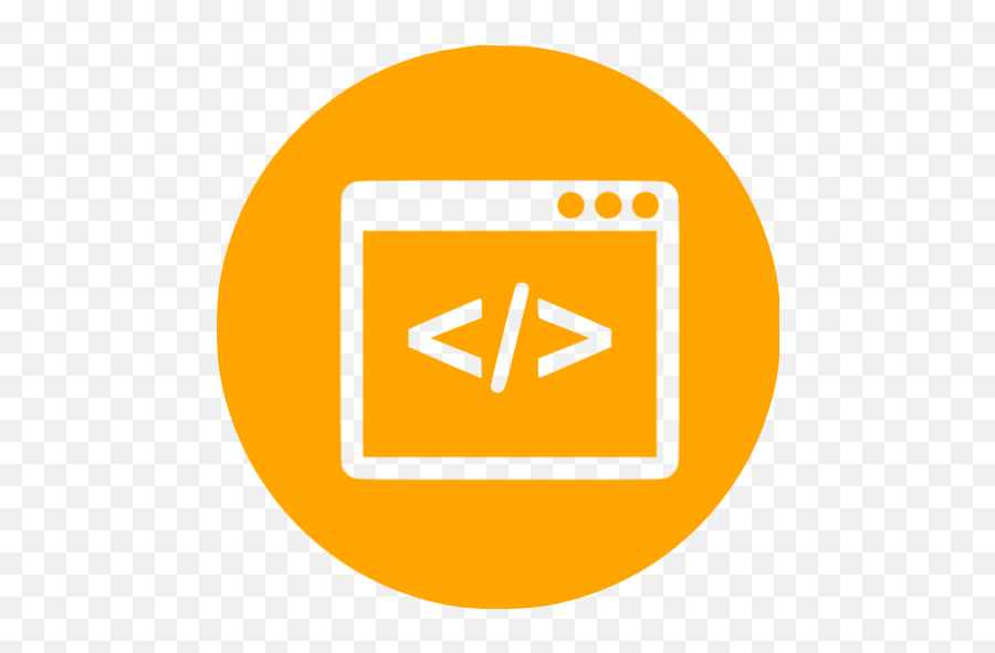 Orange Code Optimization 2 Icon - Free Orange Seo Icons Code Icon Blue Png,Code Png